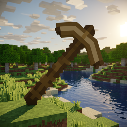 Minecraft - Wooden Pickaxe